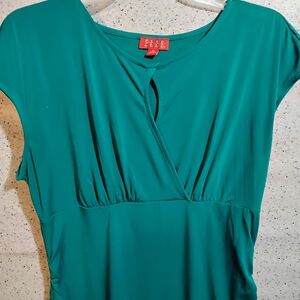 Elle Teal Midi Dress